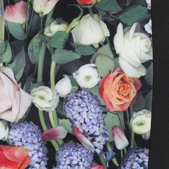 Ted Baker Akva Floral Bodycon Dress Jewel Neck Crisscross Back Fit ,Size 0, NEW - Picture 5 of 11